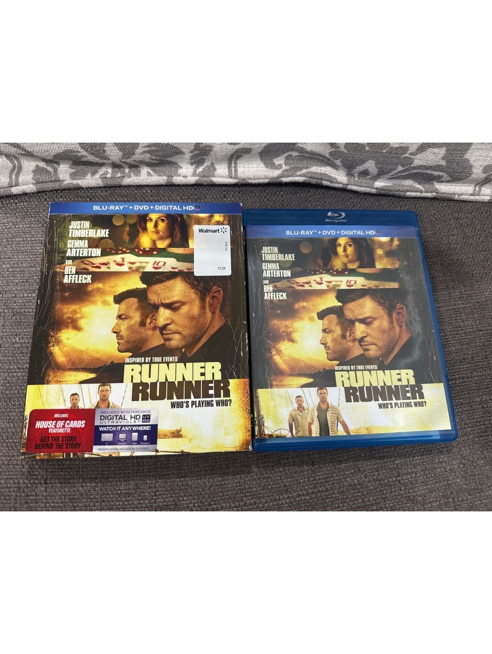 Runner Runner ( Blu-Ray / DVD / Digital Copy) Justin Timberlake, Gemma Arterton